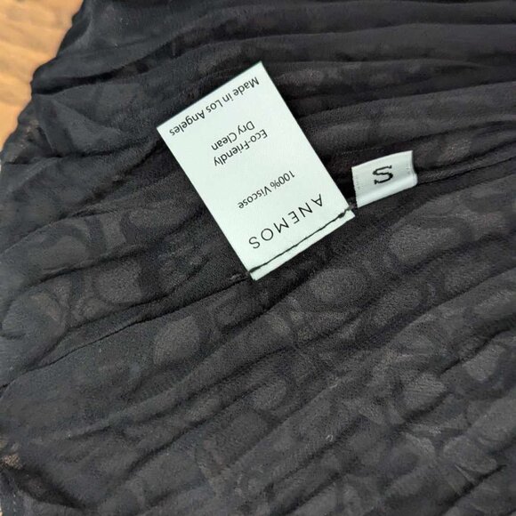 Anemos Gaia Dress - Floral Pleated Midi Dress - Picture 4 of 4